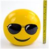 Image 7 : CERAMIC SMILEY FACE WITH SHADES COIN PIGGY BANK