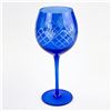 Image 2 : BOHEMIAN STYLE COBALT BLUE CUT TO CLEAR GLASS