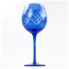 Image 5 : BOHEMIAN STYLE COBALT BLUE CUT TO CLEAR GLASS