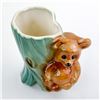 Image 6 : VINTAGE ROYAL COPLEY BEAR & TREE STUMP PLANTER