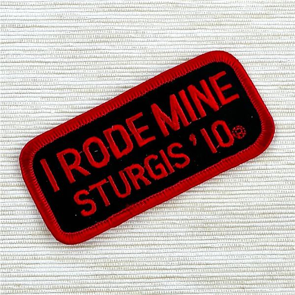 STURGIS 70TH ANNUAL 2010 - I RODE MINE PATCH - NEW