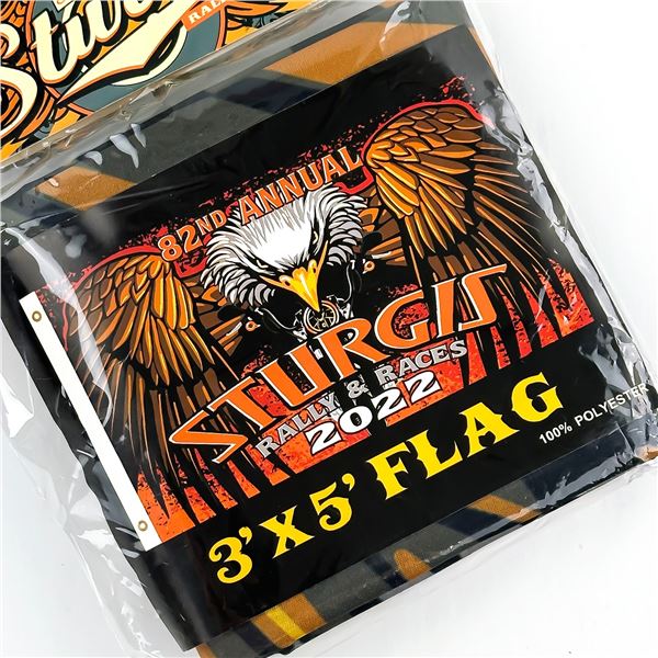 STURGIS 82ND ANNUAL 2022 - EAGLE MOTORCYCLE FLAG