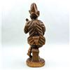 Image 4 : VINTAGE 16” FOLK ART WOOD CARVING - MAN & GUITAR