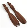 Image 4 : THAI SALAD SPOON & FORK FIGURAL WOOD CARVINGS