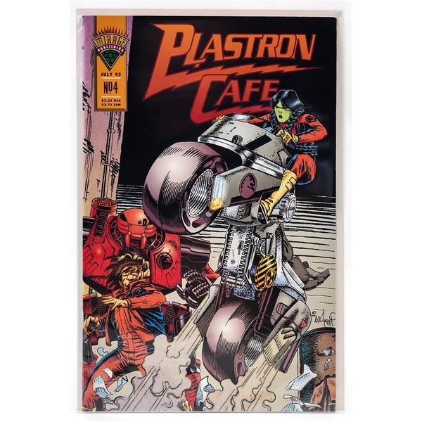 PLASTRON CAFE #4 - MIRAGE PUBLISHING , COMIC BOOK