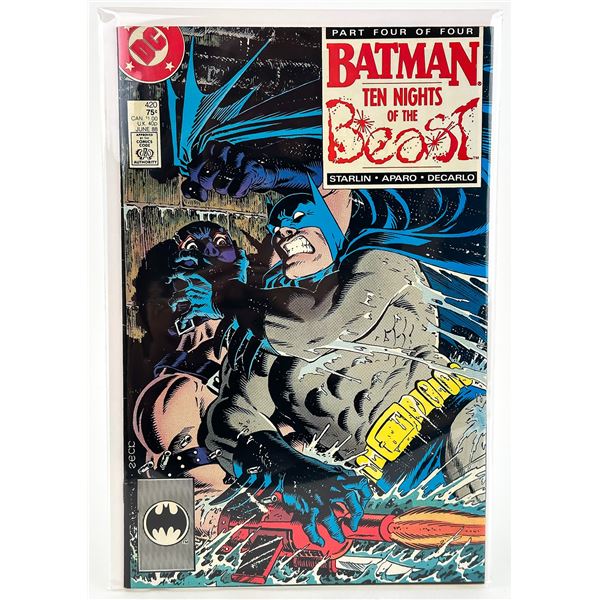 BATMAN #420 - TEN NIGHTS OF THE BEAST - DC COMICS