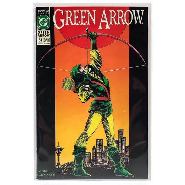 GREEN ARROW #51 - 1991 DC COMICS - COMIC BOOK