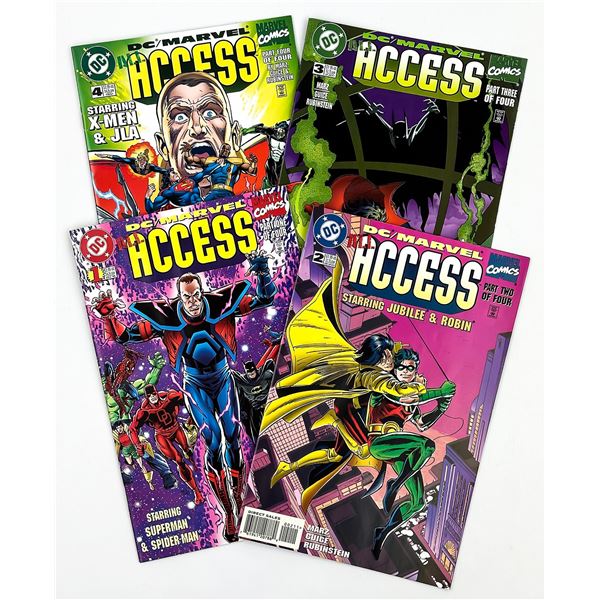 DC MARVEL - ALL ACCESS #1-4 - COMPLETE 4-PART SET