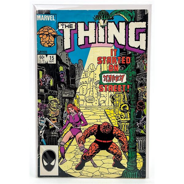 THE THING #15 IT STARTED ON YANCY STREET - MARVEL