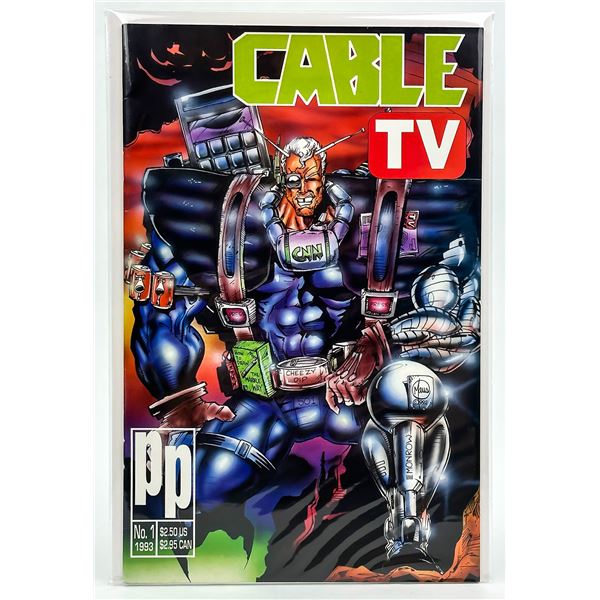 CABLE TV #1 - PARODY PRESS 1993 COMIC BOOK - CNN