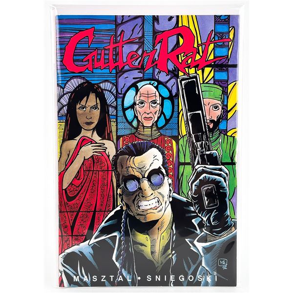 Cartoon Gutter Rats GUTTER RAT #1 - 1993 GAUNTLET COMICS - COMIC BOOK