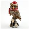 Image 1 : CHRISTMAS OWL BIRD SCULPTURE - TOUQUE & SCARF