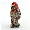 Image 5 : CHRISTMAS OWL BIRD SCULPTURE - TOUQUE & SCARF