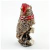 Image 6 : CHRISTMAS OWL BIRD SCULPTURE - TOUQUE & SCARF