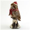 Image 9 : CHRISTMAS OWL BIRD SCULPTURE - TOUQUE & SCARF