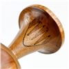 Image 12 : HAND CRAFTED WOOD ACORN CANDLESTICK SCULPTURE