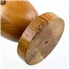Image 13 : HAND CRAFTED WOOD ACORN CANDLESTICK SCULPTURE