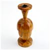 Image 3 : HAND CRAFTED WOOD ACORN CANDLESTICK SCULPTURE