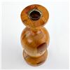 Image 5 : HAND CRAFTED WOOD ACORN CANDLESTICK SCULPTURE