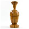 Image 9 : HAND CRAFTED WOOD ACORN CANDLESTICK SCULPTURE