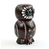 Image 8 : HAND CRAFTED & PAINTED WOODEN OWL CARVING