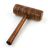 Image 1 : VTG HAND TURNED WOODEN MALLET GAVEL HAMMER