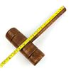 Image 7 : VTG HAND TURNED WOODEN MALLET GAVEL HAMMER