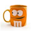 Image 5 : ORANGE M&M PEANUT ORANGE COFFEE MUG OR CUP