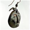 Image 3 : PAIR OF FULL MOON FACE STYLE EARRINGS - JEWELRY