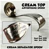 Image 1 : VTG CREAM TOP ADVERTISING SPOON - PAT. 1924 & 1925