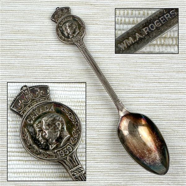 1939 WM. ROGERS KING GEORGE VI ROYAL VISIT SPOON