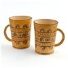 Image 3 : HAND MADE KAPNATH UKRAINE FOLK ART WOOD CUPS