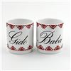 Image 4 : CERAMIC COFFEE MUGS CUPS - UKRAINIAN BABA & GIDO