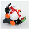 Image 7 : MINIATURE GLASS CHRISTMAS PENGUIN SCULPTURE