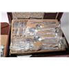 Image 2 : Carl Weill seventy eight pieces set of Iranian Gold flatware in brief case style box, appears unused