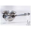 Image 2 : Revere Silversmiths sterling silver warmer and a pierced sterling silver footed comport, 8" in diame