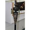 Image 2 : Decorative floor lamp with marble insert and shade, 63" in height