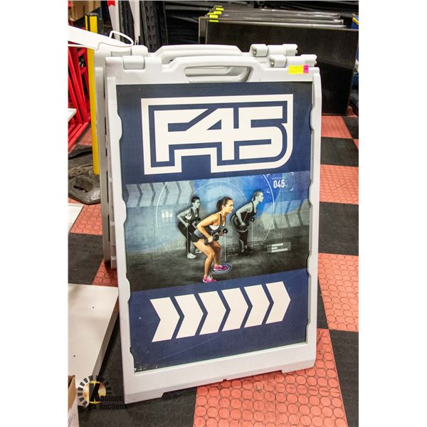 PAIR OF A FRAME SIGN HOLDERS
