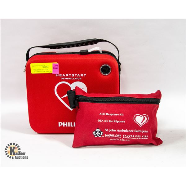 PHILIPS HEART START DEFIBRILLATOR SOLD WITH AED