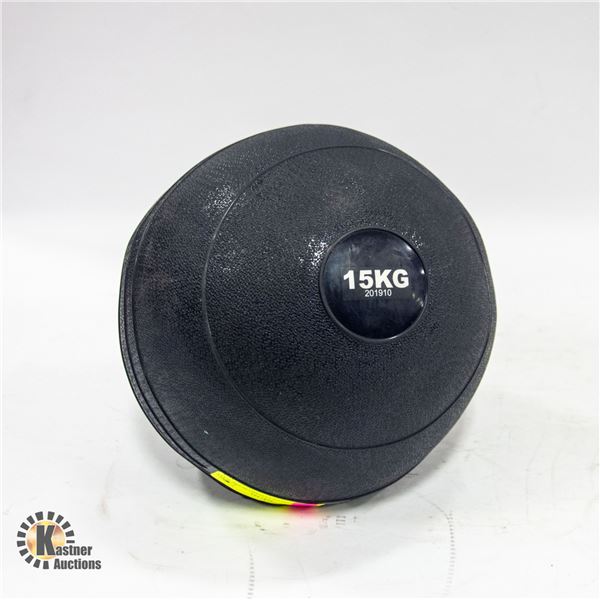 15KG SAND FILLED MEDICINE BALL + 9LB DUMBELL