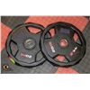Image 1 : PAIR OF 20KG WEIGHT PLATES