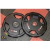 Image 1 : PAIR OF 20KG WEIGHT PLATES