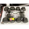 Image 1 : LOT OF 6 WEIGHTS: 2X 1KG, 2X 2KG, 3X 3KG