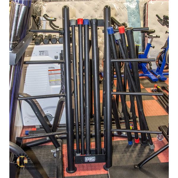 WEIGHT RACK FOR WEIGHTED BARS