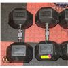 Image 1 : PAIR OF 30KG RUBBER COATED DUMBELLS