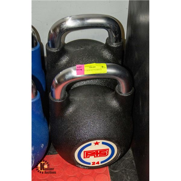 PAIR OF 24KG KETTLEBELLS