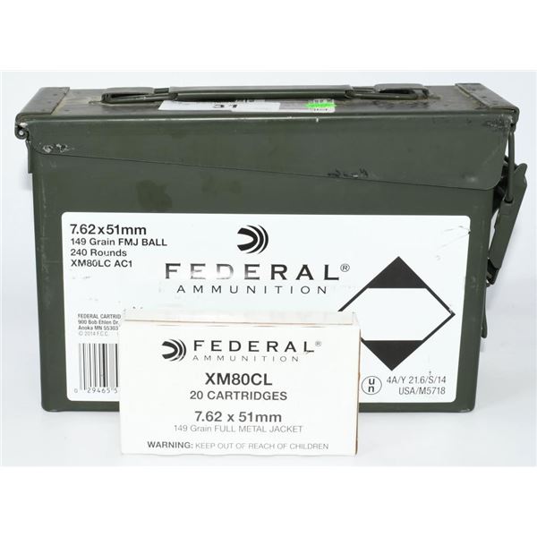 200 Rounds of Federal .308 Win Ammunition