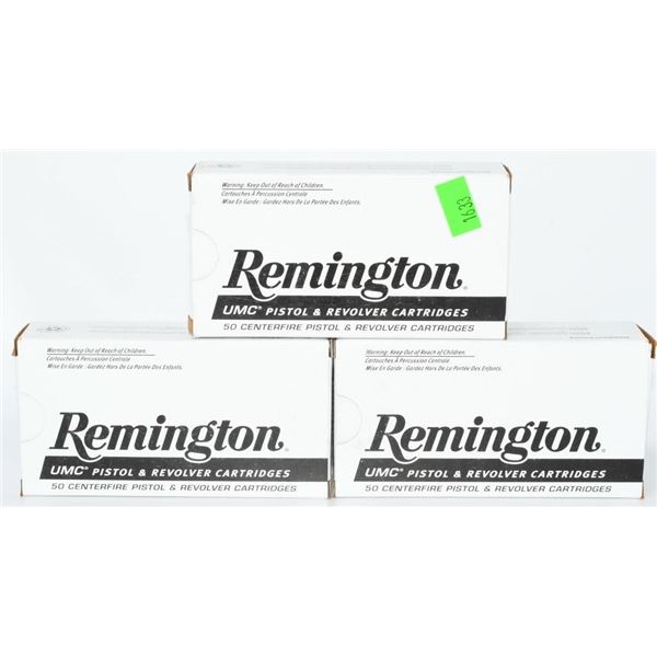 150 Rounds Of Remington 9mm Luger Ammo