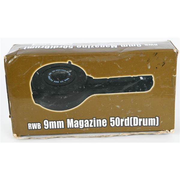 NIP RWB 50 Round 9mm Drum Magazine