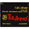 Image 2 : 100 Rounds Of TulAmmo 7.62x39mm Ammunition